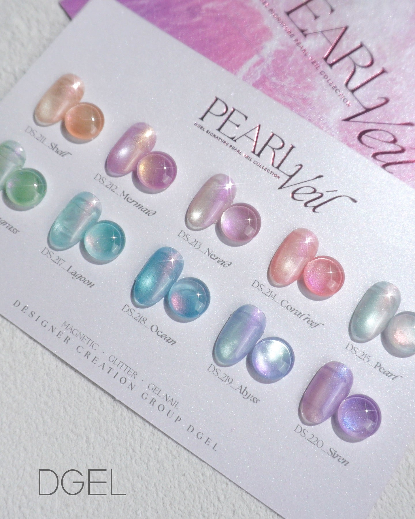 DGEL Signature Pearl Veil Collection (Individual Colors/Set)