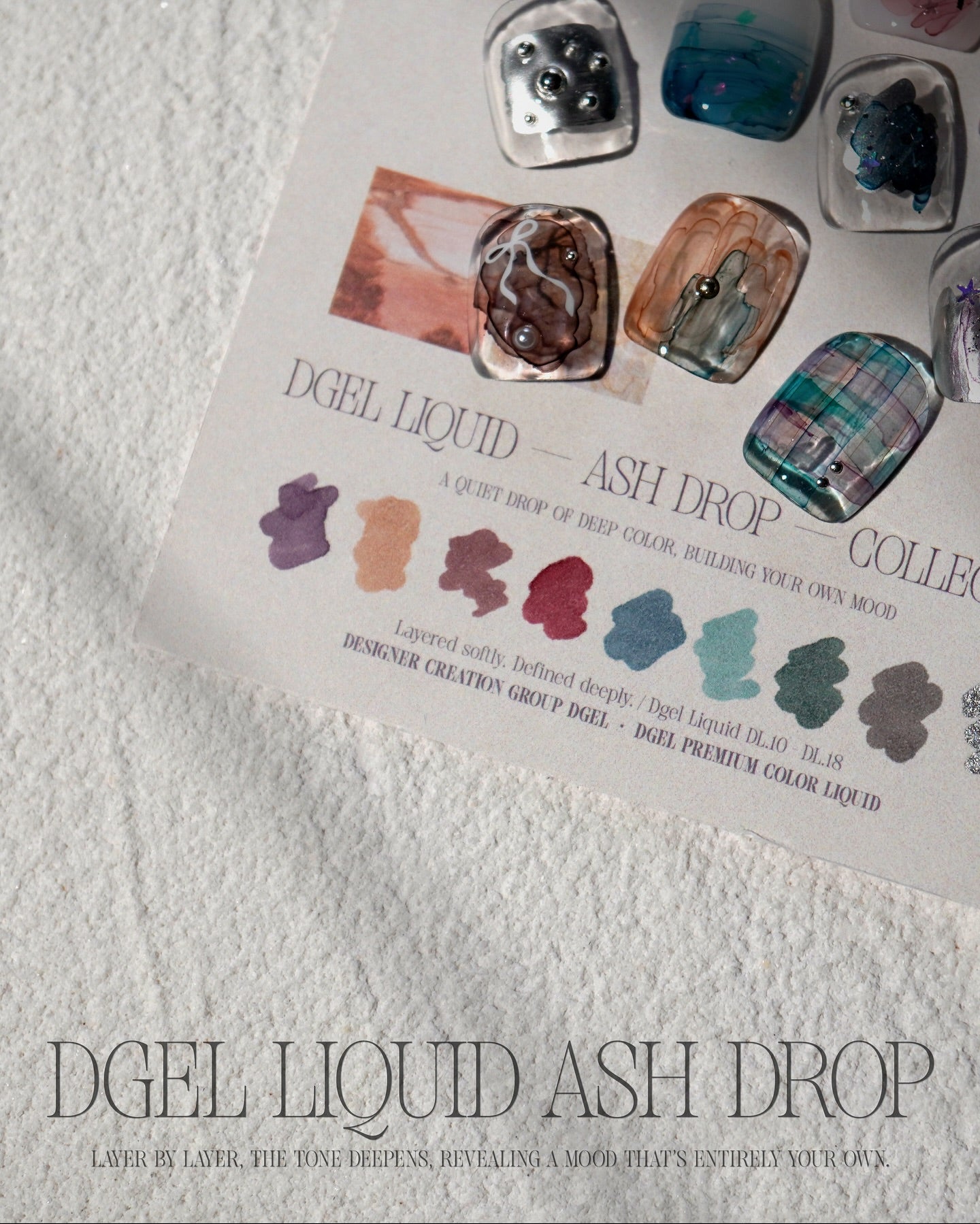 DGEL Liquid Ash Drop Collection (9 colours + drop blur)