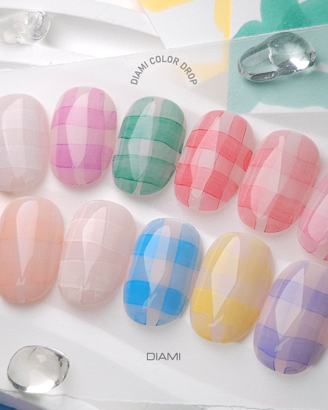 DIAMI Color Drop Liquid 3 (DA091~DA100) + Gift (DA090 - White Drop)