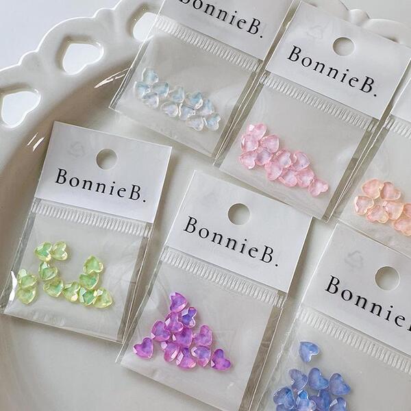 Bonniebee - Macaron Fancy Flatback Rhinestones (hearts)