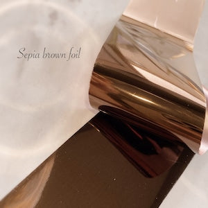 Atelier Novel - F628 Sepia Brown Foil