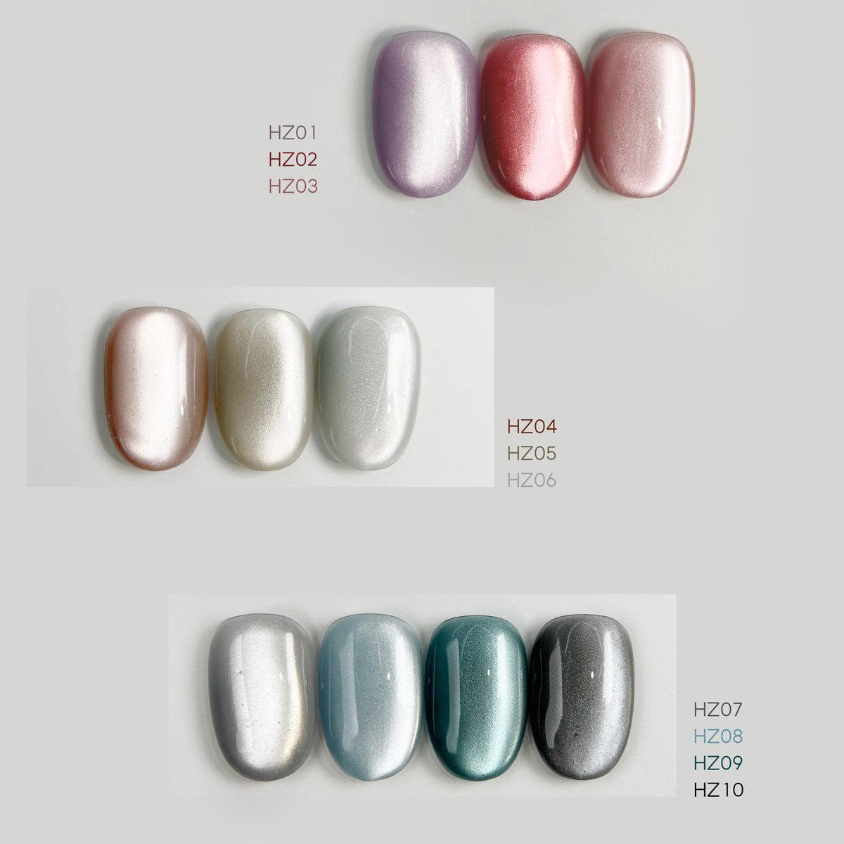 Mithmillo Signature Polish Gel Hazy Magnetic Series (10 Types HZ01-HZ10)