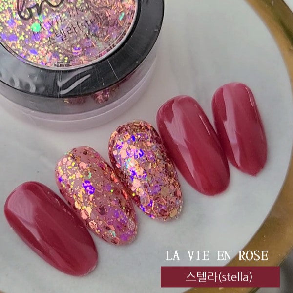 Bonniebee La Vie En Rose Nail Glitter (Stella)