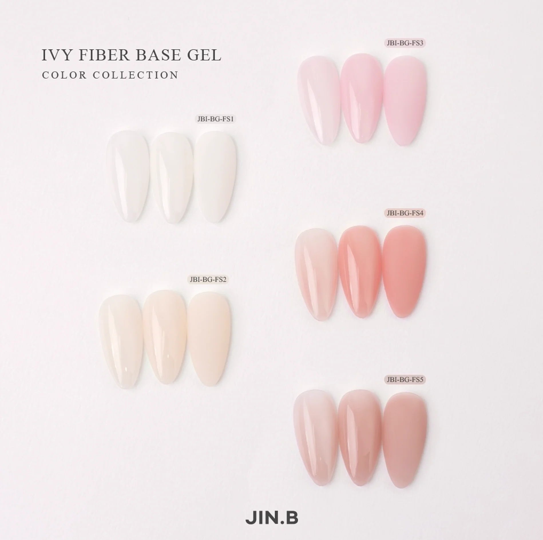 JIN.B - Ivy Fiber Base Gel (Colour Collection Series)