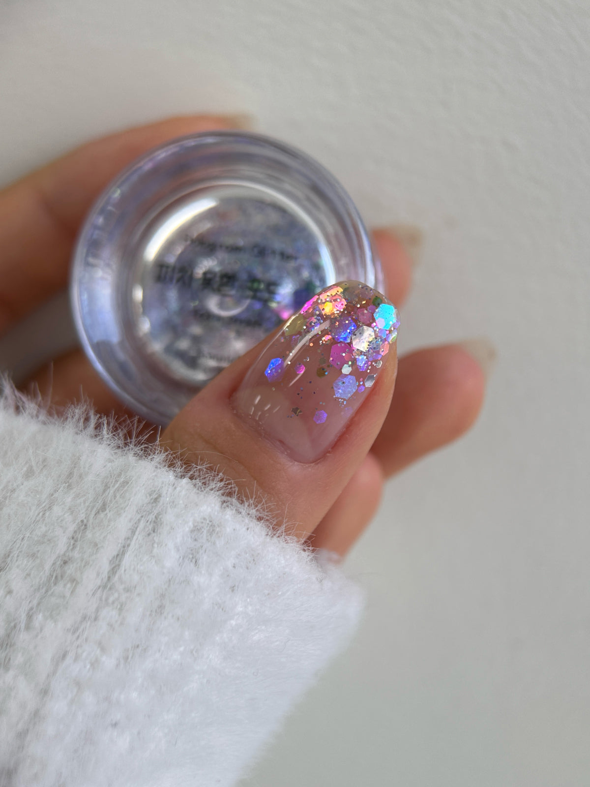 Bonniebee - Peach Fruits Nail Glitter (Strawberry, Grape, Mango, Lime)