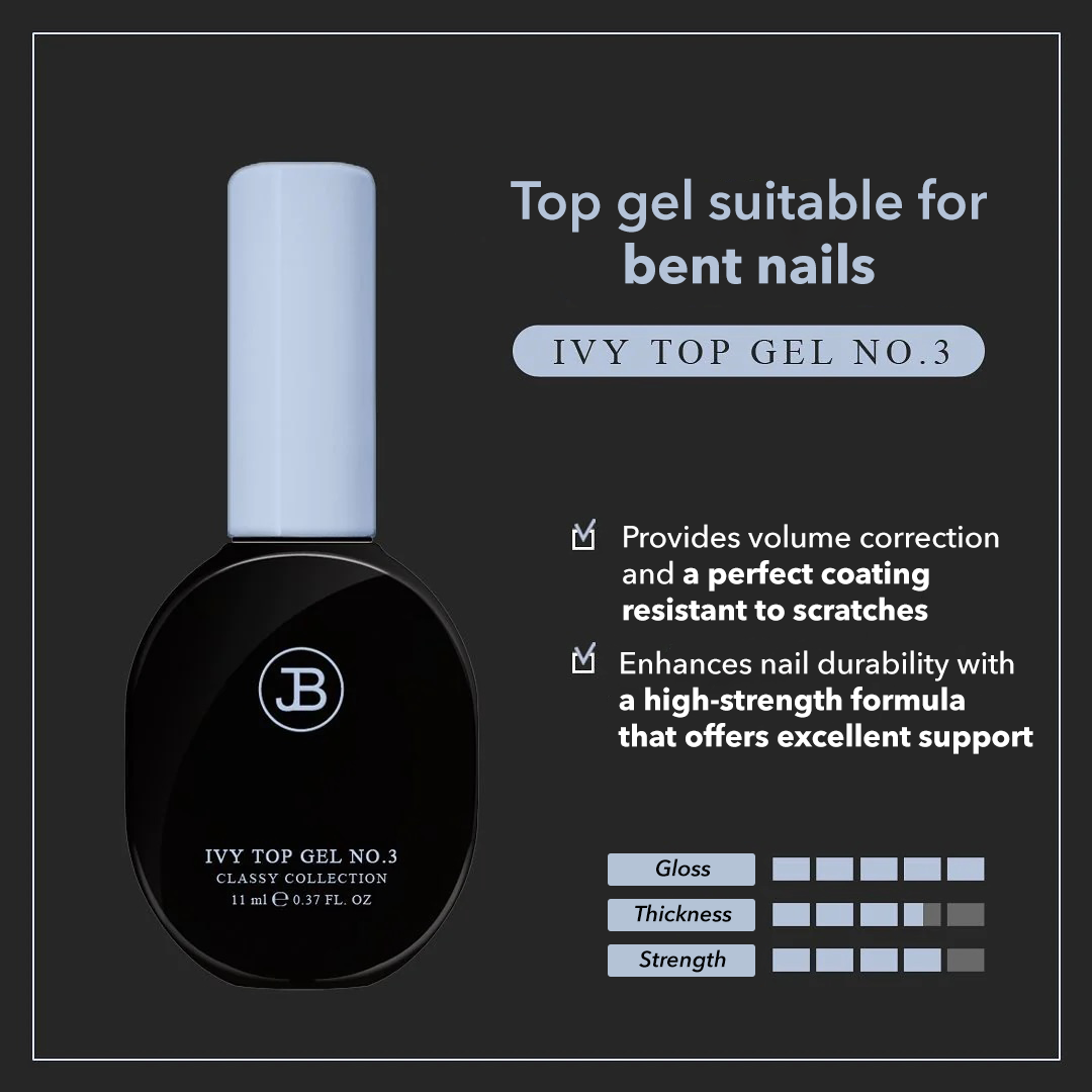 JIN.B - Ivy Top Gel Non-wipe (3 Types)