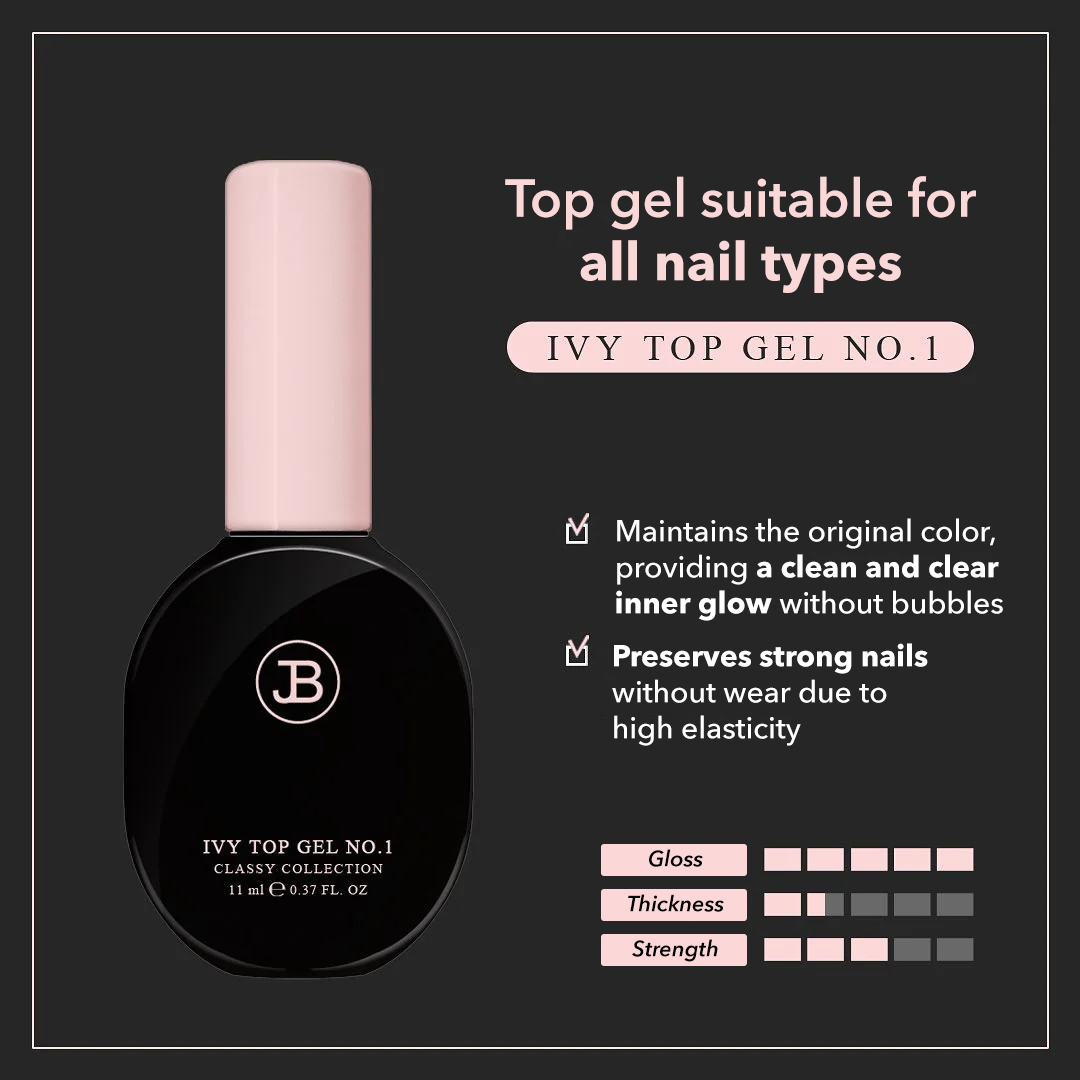 JIN.B - Ivy Top Gel Non-wipe (3 Types)