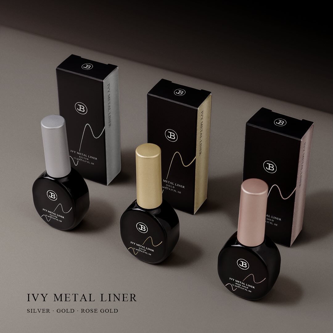 JIN.B IVY Vintage Metal Gel Liner (3 types - 11ml)