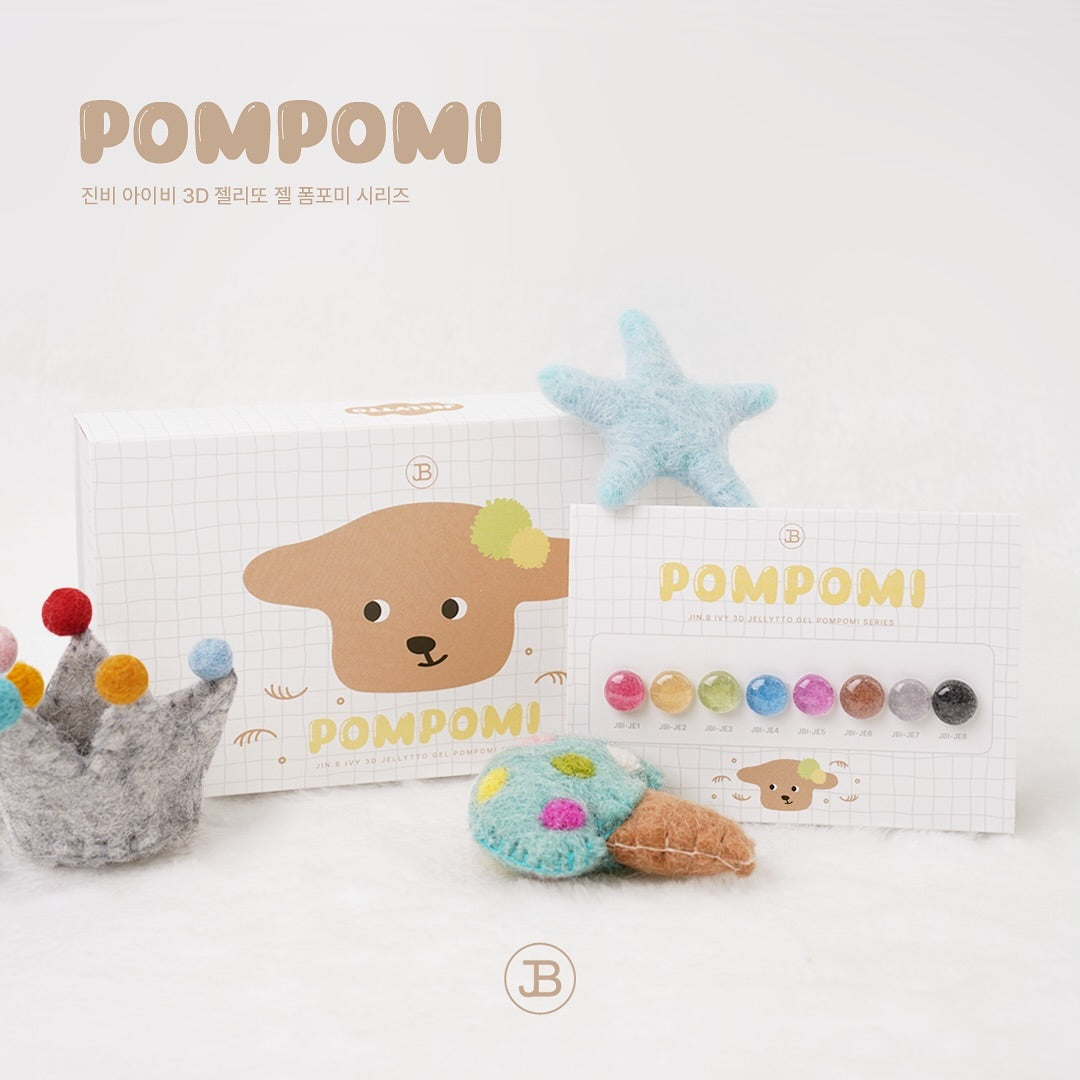 JIN.B - Pompomi Collection (3d embo gel)