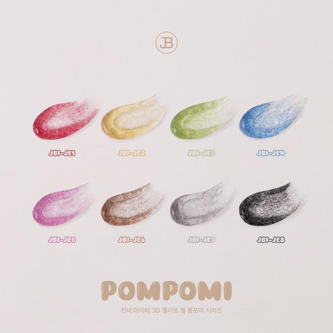 JIN.B - Pompomi Collection (3d embo gel)