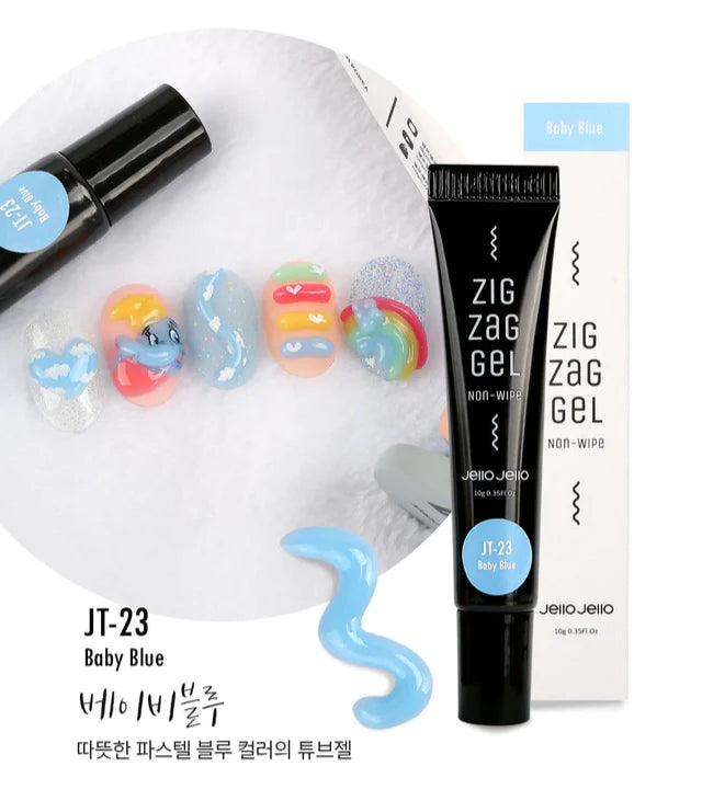 Jello Jello Zig Zag Gel JT-23 Baby Blue (10g)