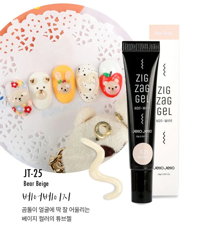 Jello Jello Zig Zag Gel JT-25 Bear Beige (10g)