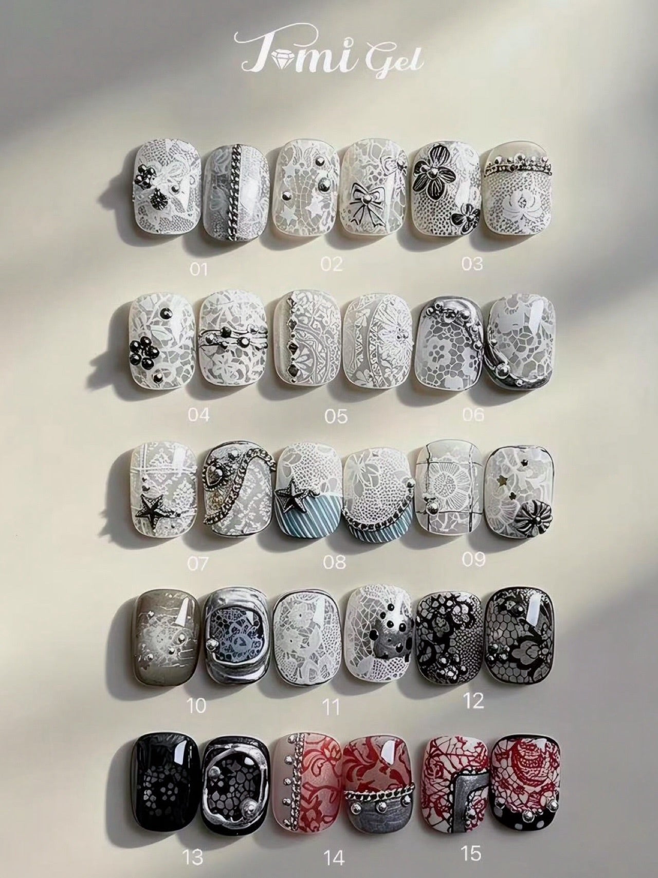 Tominail - Lace Foil (15 types)