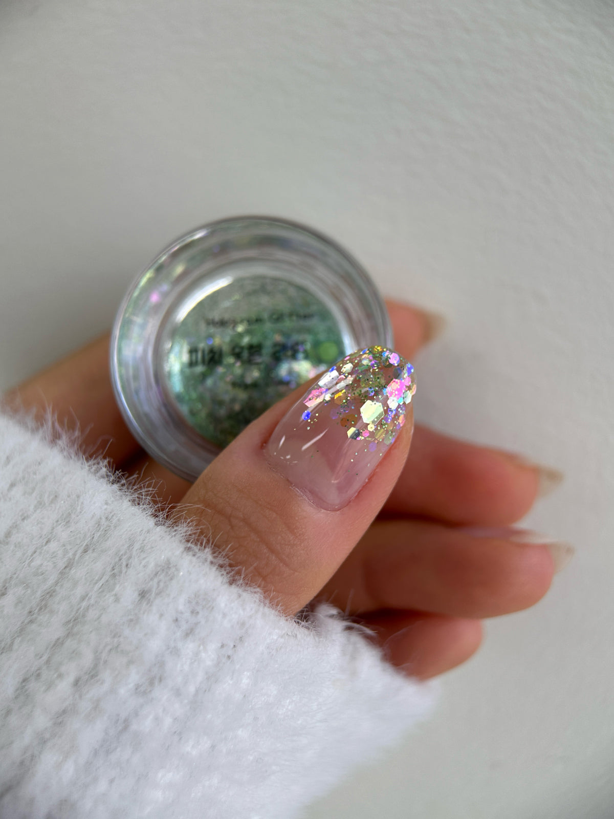 Bonniebee - Peach Fruits Nail Glitter (Strawberry, Grape, Mango, Lime)