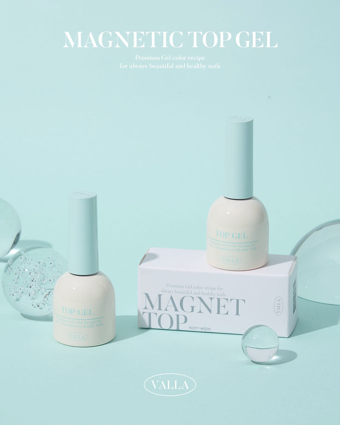 VALLA - Magnetic Non-Wipe Top Gel
