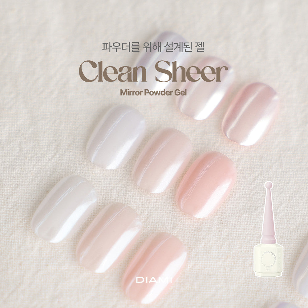 DIAMI - Mirror Powder Gel (Clean Sheer & Pastel)