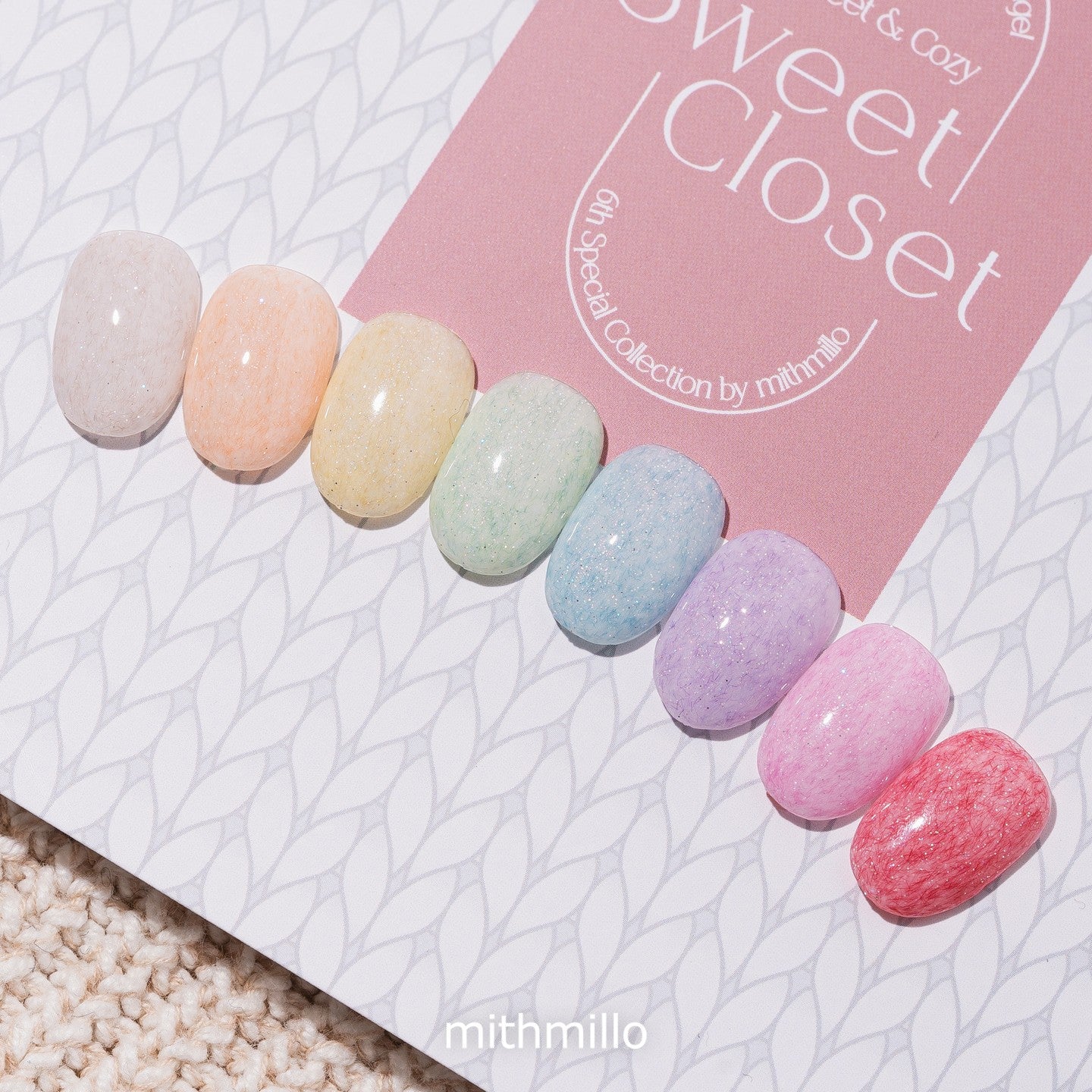 Mithmillo Signature Polish Gel Sweet Closet Knit Gels (8 Types SC01-SC08)