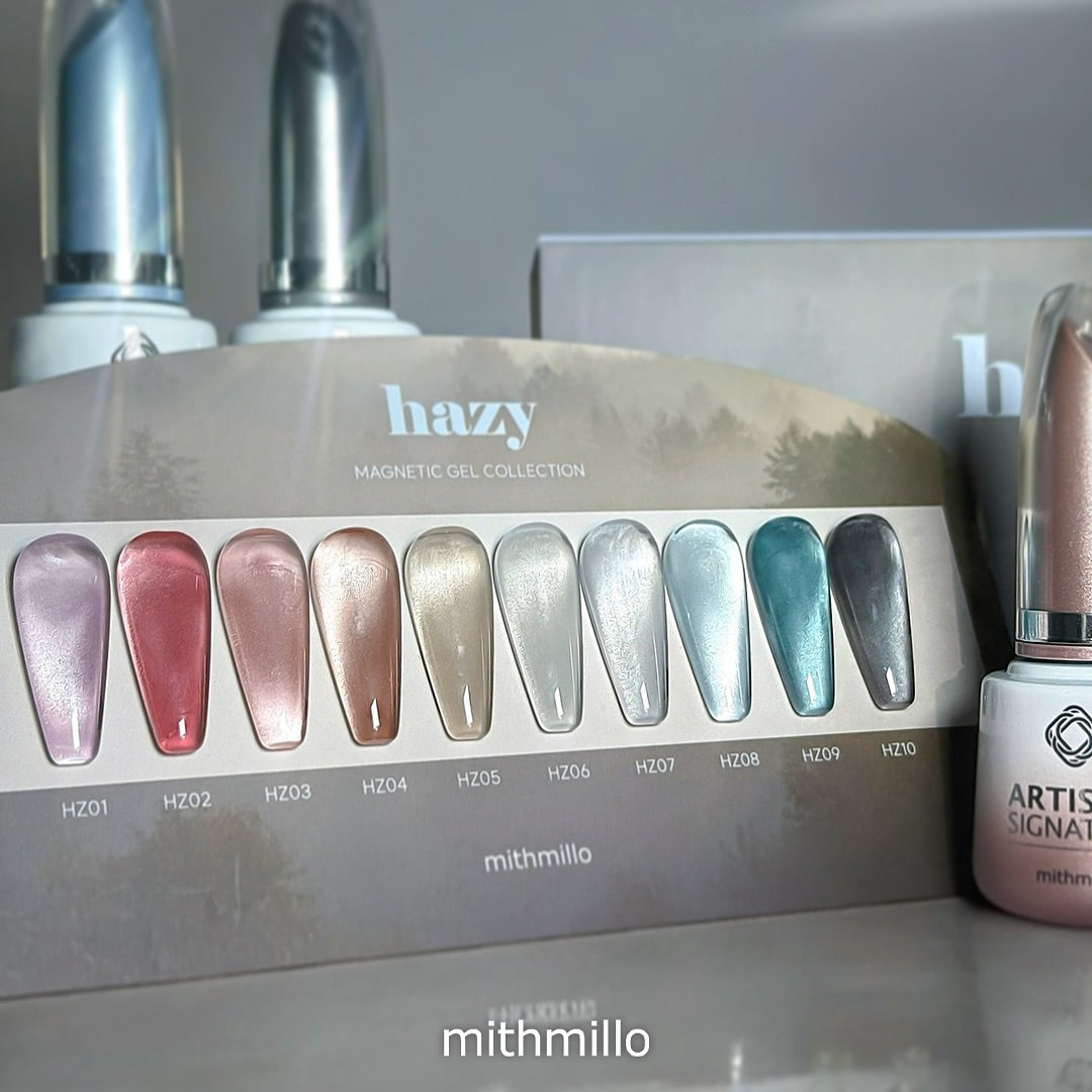 Mithmillo Signature Polish Gel Hazy Magnetic Series (10 Types HZ01-HZ10)