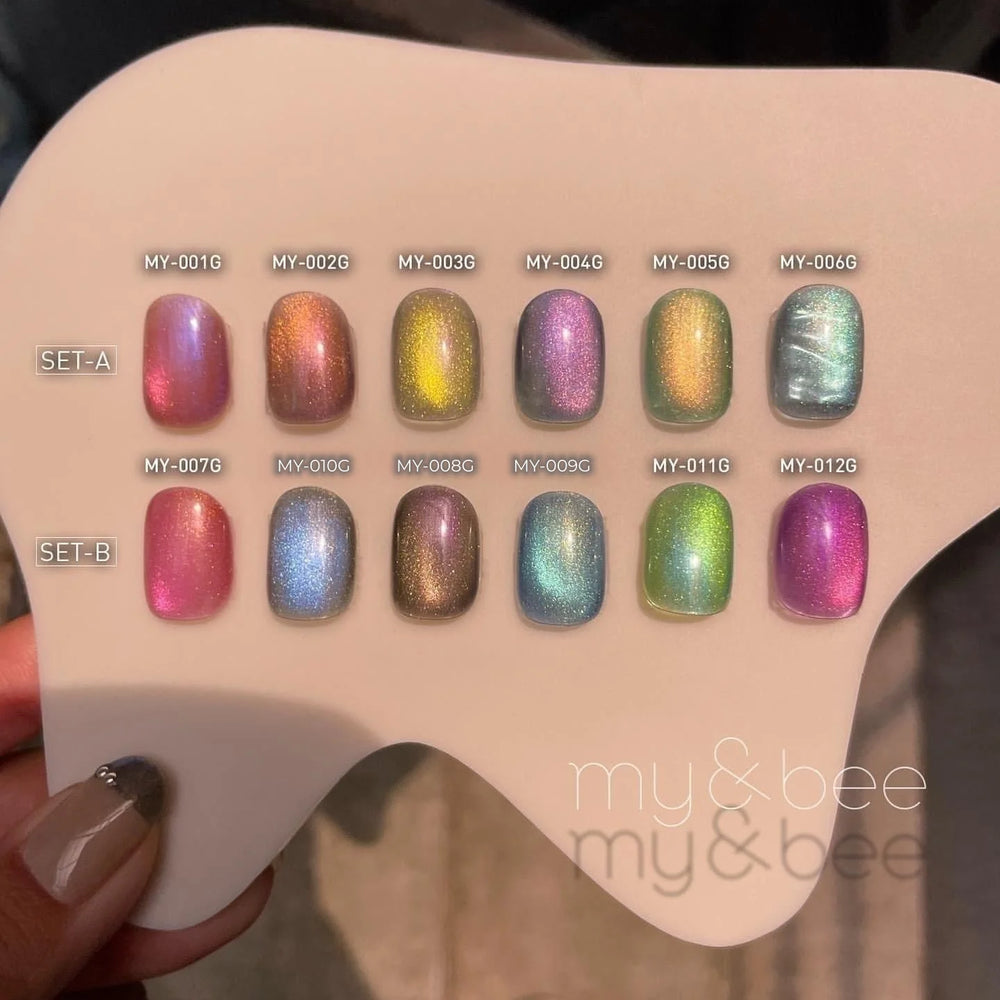 美品　my&bee mystic mag SET A・B　12色 my&bee - Mystic Mag Collection (MY-001G-012G)