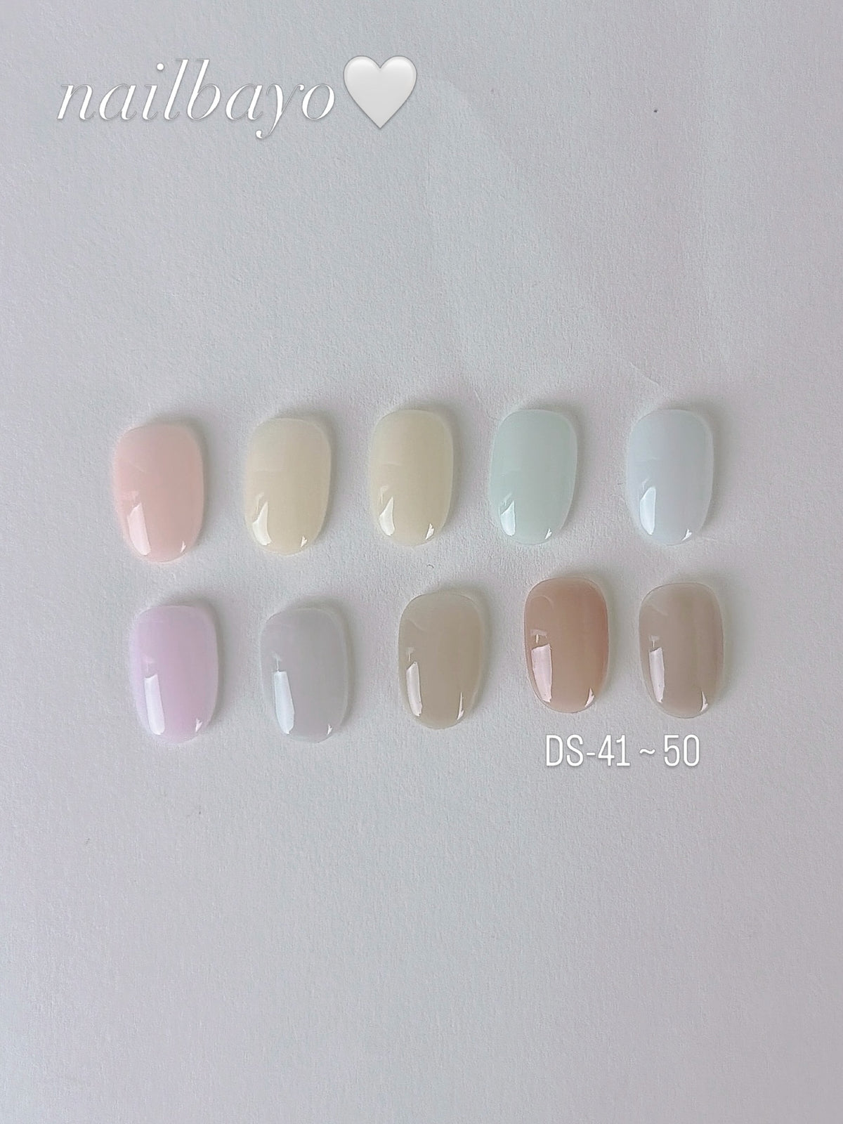 Nailbayo - 50 Piece Syrup (Bottle Renewal) + Swatch Board