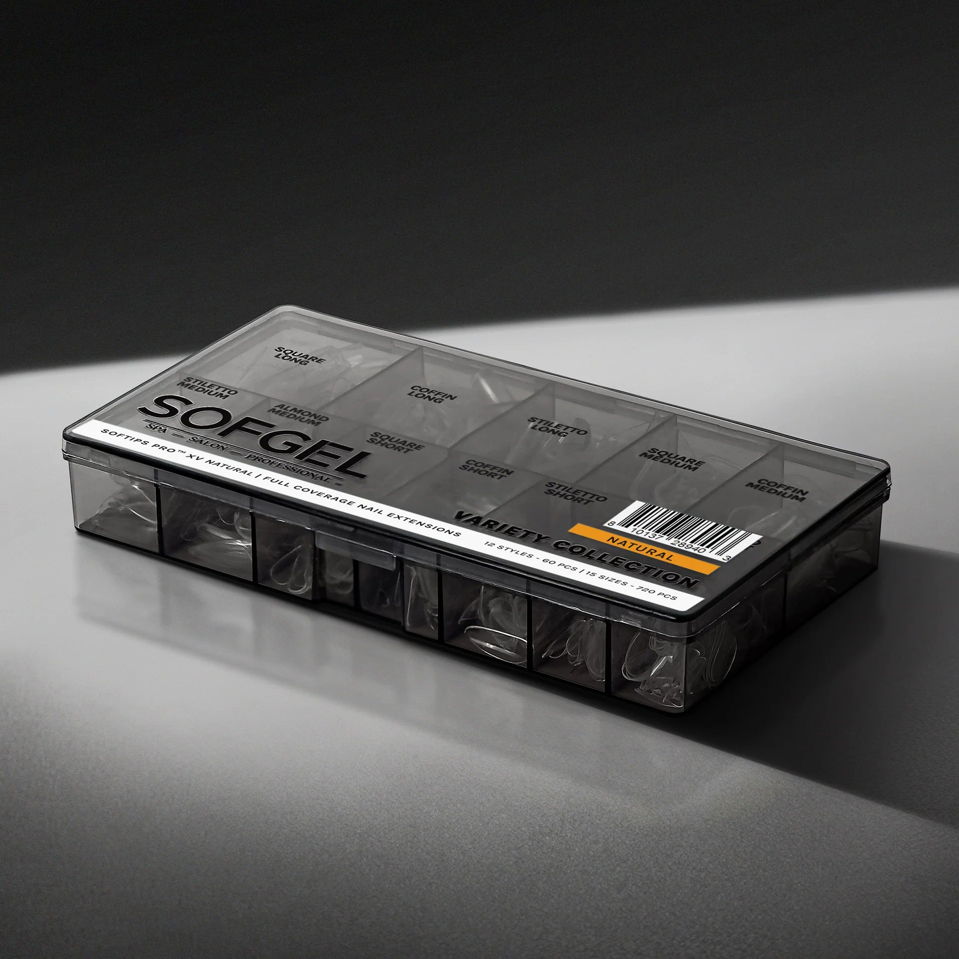 SOFGEL - SOFTIPS PRO XV Natural Variety Collection Box - 720pcs