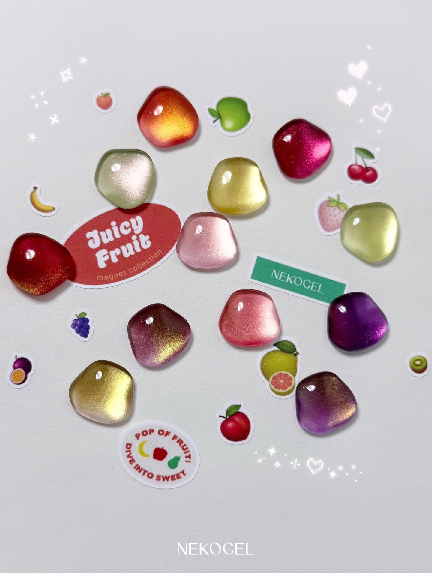 Nekogel - Juicy Fruit Collection (12pc Cateye)