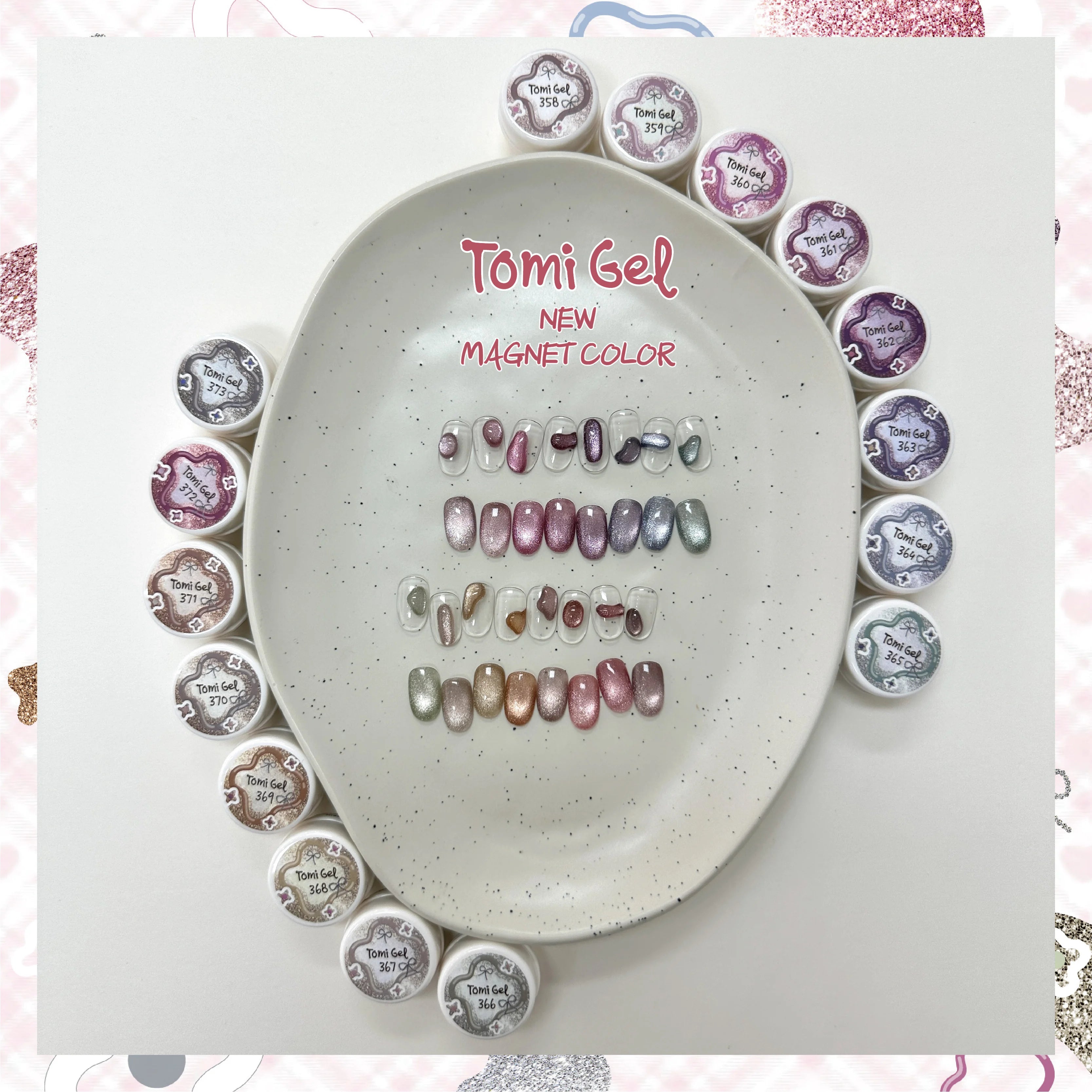 Tominail - New Magnet Color 16 Piece Set
