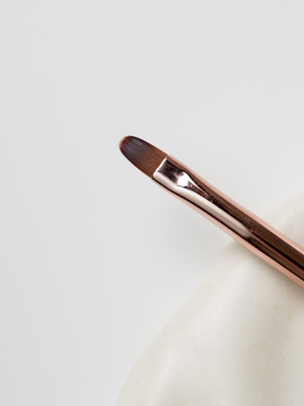 Ginanail Rose Metal Nail Brush (Oval)