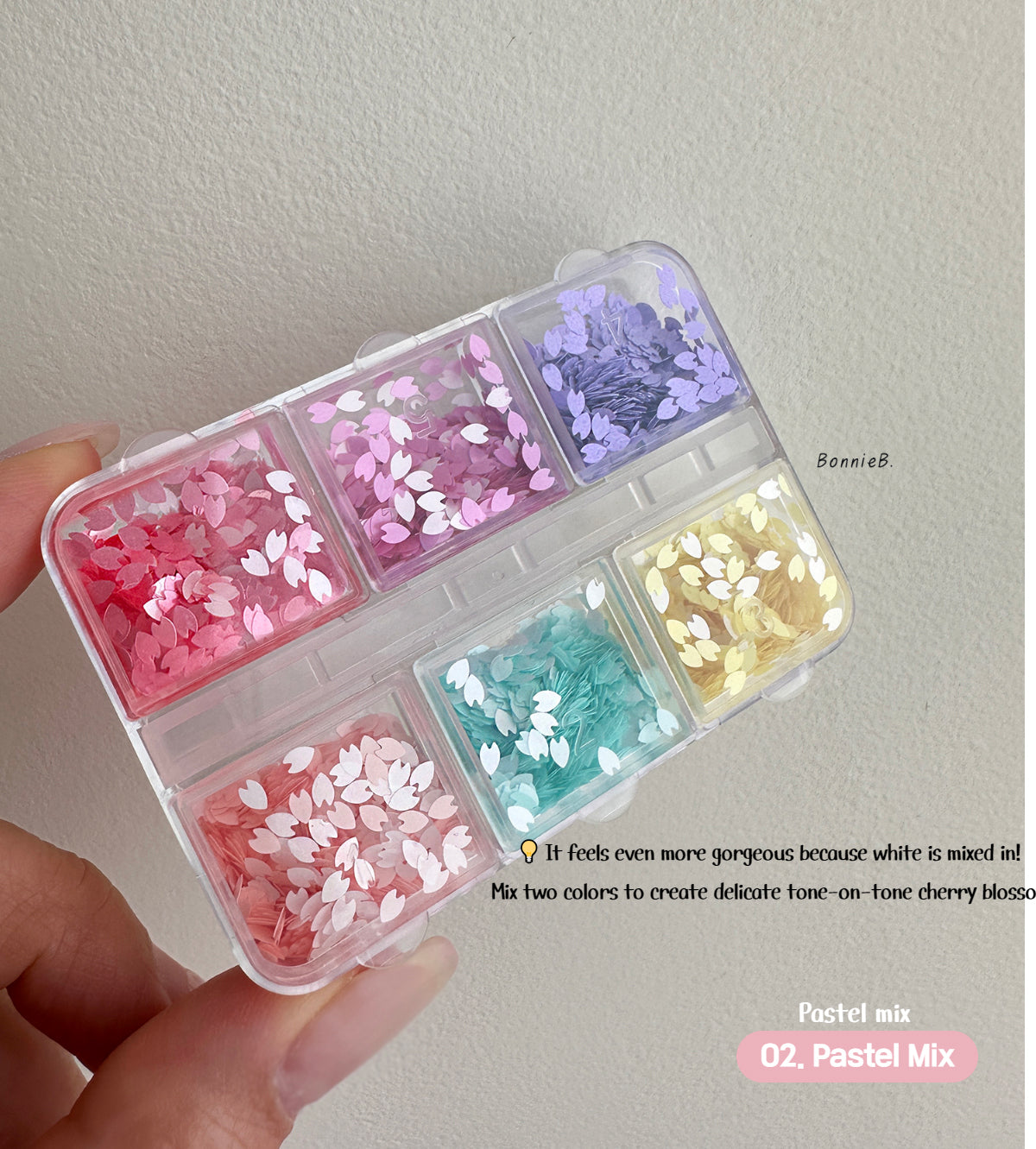 Bonniebee - Cherry Blossom Tulip Glitter (2 types)