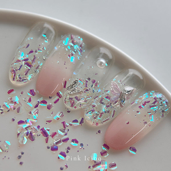 Bonniebee - Icing Nail Glitter (Pink/Blue/White)