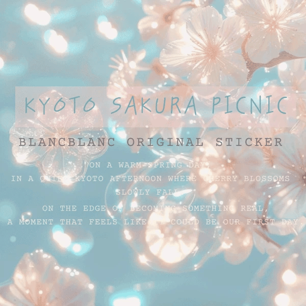 Blanc Blanc - (s322, s329) Kyoto Sakura Picnic Stickers
