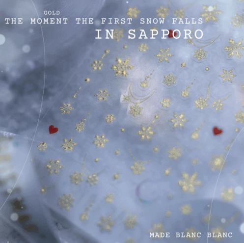 Blanc Blanc - s532 - s540 (The Moment of First Snow Falling in Sapporo Sticker & Cruise Under the Stars Stickers)