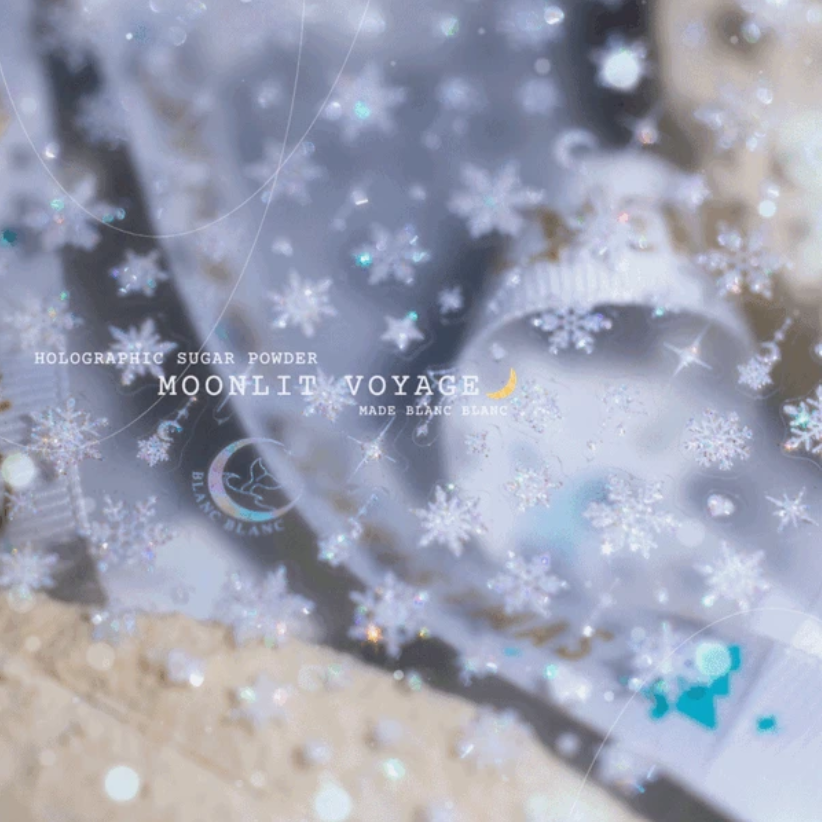 Blanc Blanc - Holographic Candy Powder > Cruise Under the Stars Sticker [s545]
