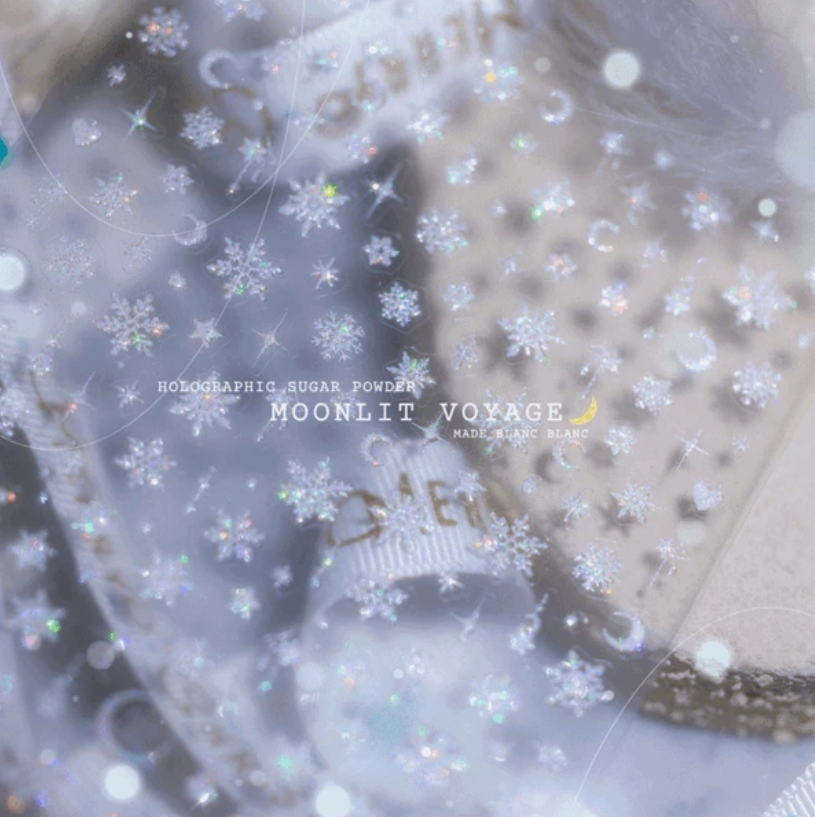 Blanc Blanc - Holographic Candy Powder > Cruise Under the Stars Sticker [s545]