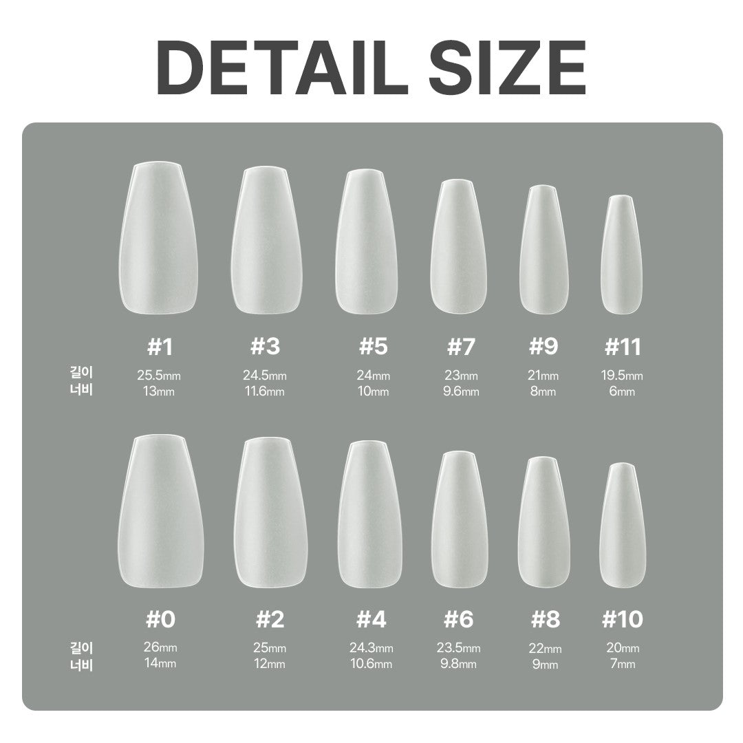 BANDI - Square Gel Fit Nail Tip