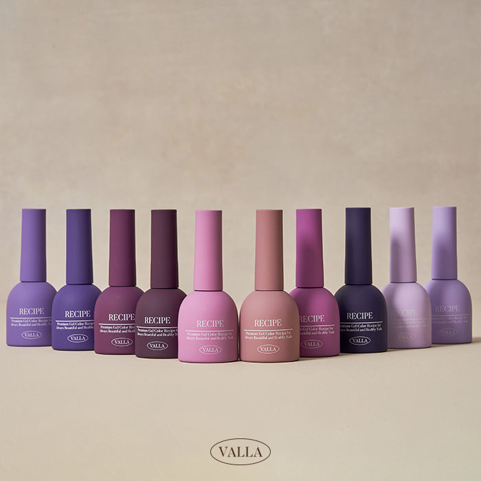 VALLA Solid Purple 10-Piece Set (VC51-60)