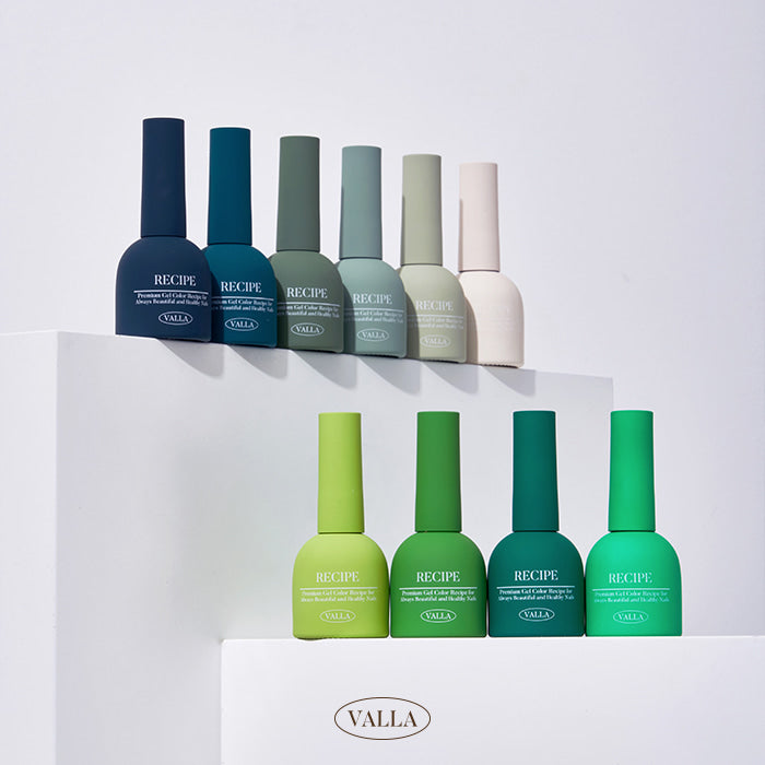 VALLA Solid Green 10-Piece Set (VC81-90)