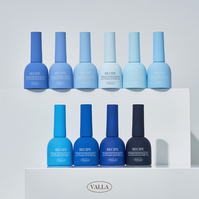 VALLA Solid Blue 10-Piece Set (VC91-100)