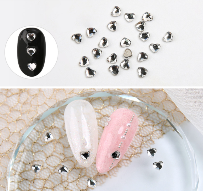 Jello Jello - SNS011 Heart Gem Stone (30pcs)