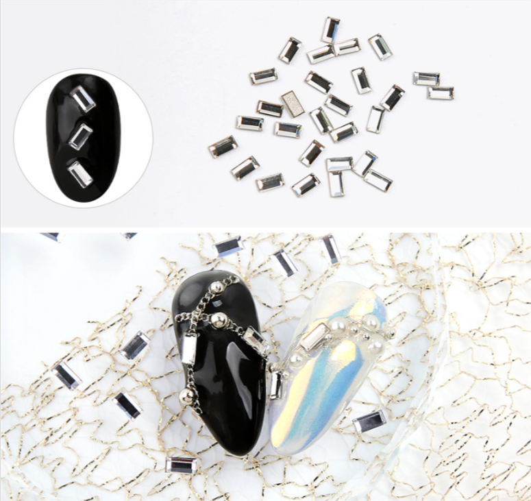 Jello Jello - SNS013 Rectangular Gem Stone (30pcs)