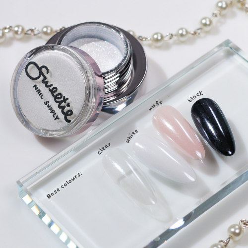 Sweetie Nail Supply - White Pearl Chrome Powder (1g)