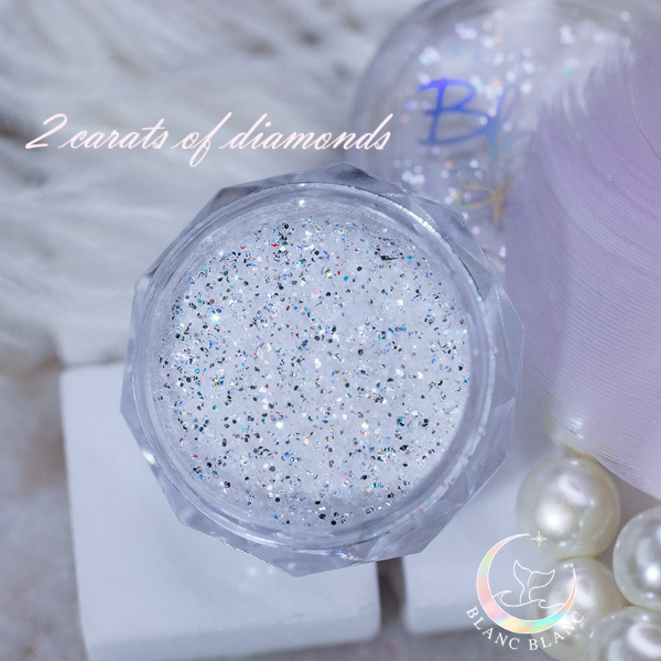 Blanc Blanc - (T206) 2 Carat Diamond Glitter