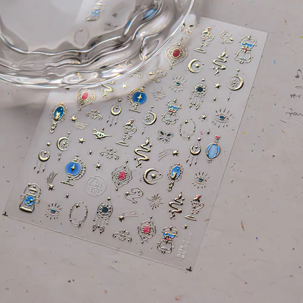 4470 - Self-Adhesive Genie Nail Stickers