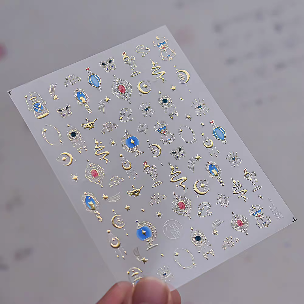 4470 - Self-Adhesive Genie Nail Stickers