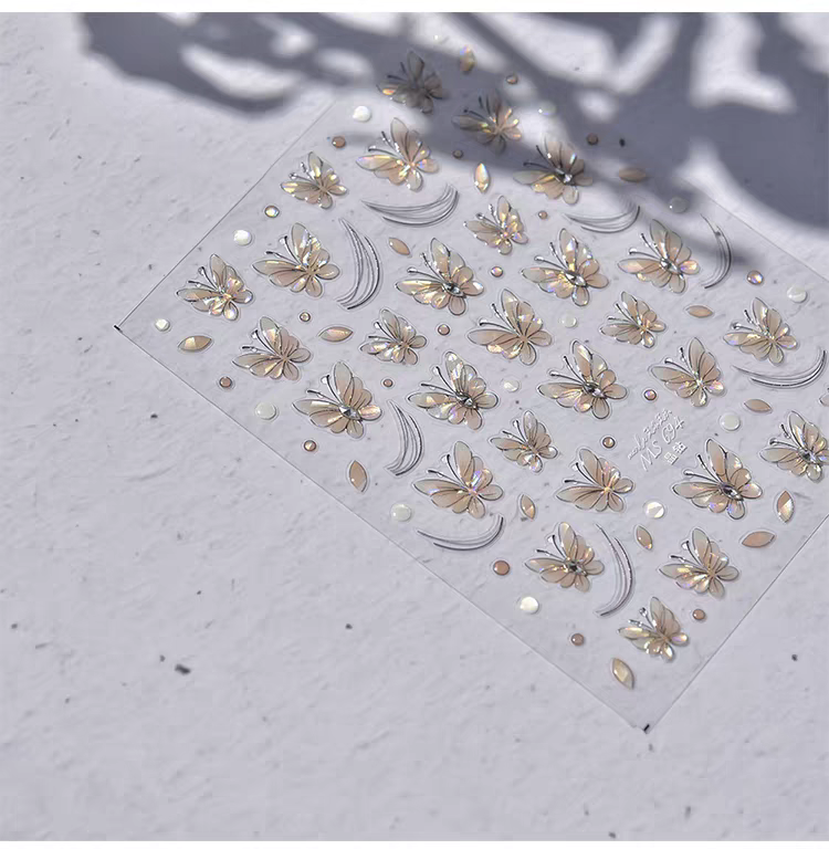 MS694 - Self-Adhesive Flower Nail Stickers