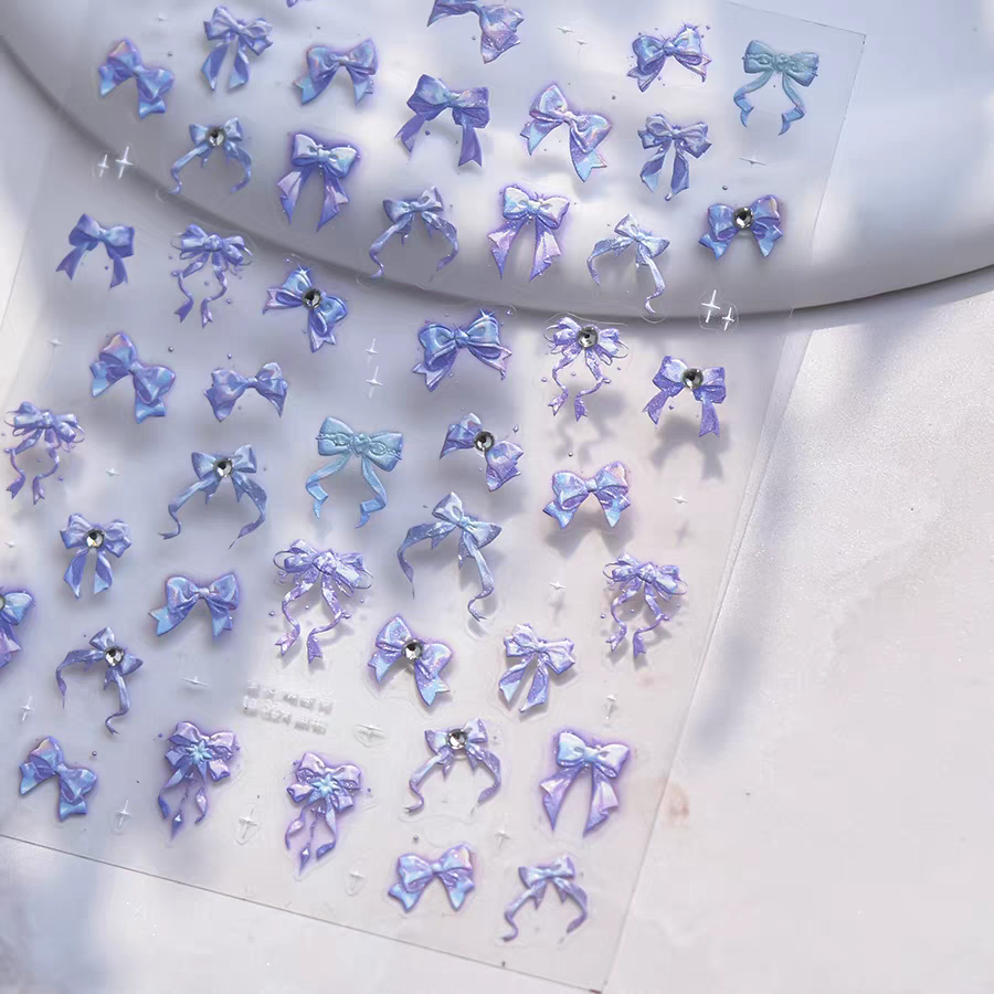 TA324 - Self-Adhesive Bow Nail Stickers