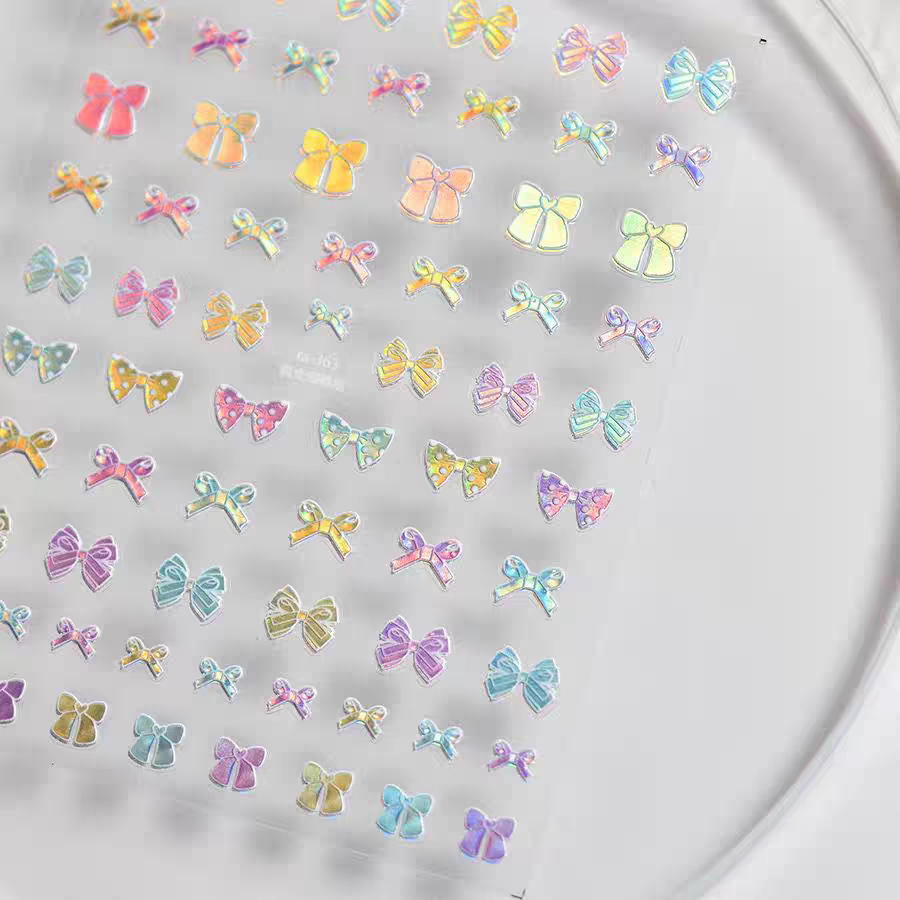 TA363 - Self-Adhesive Bow Nail Stickers