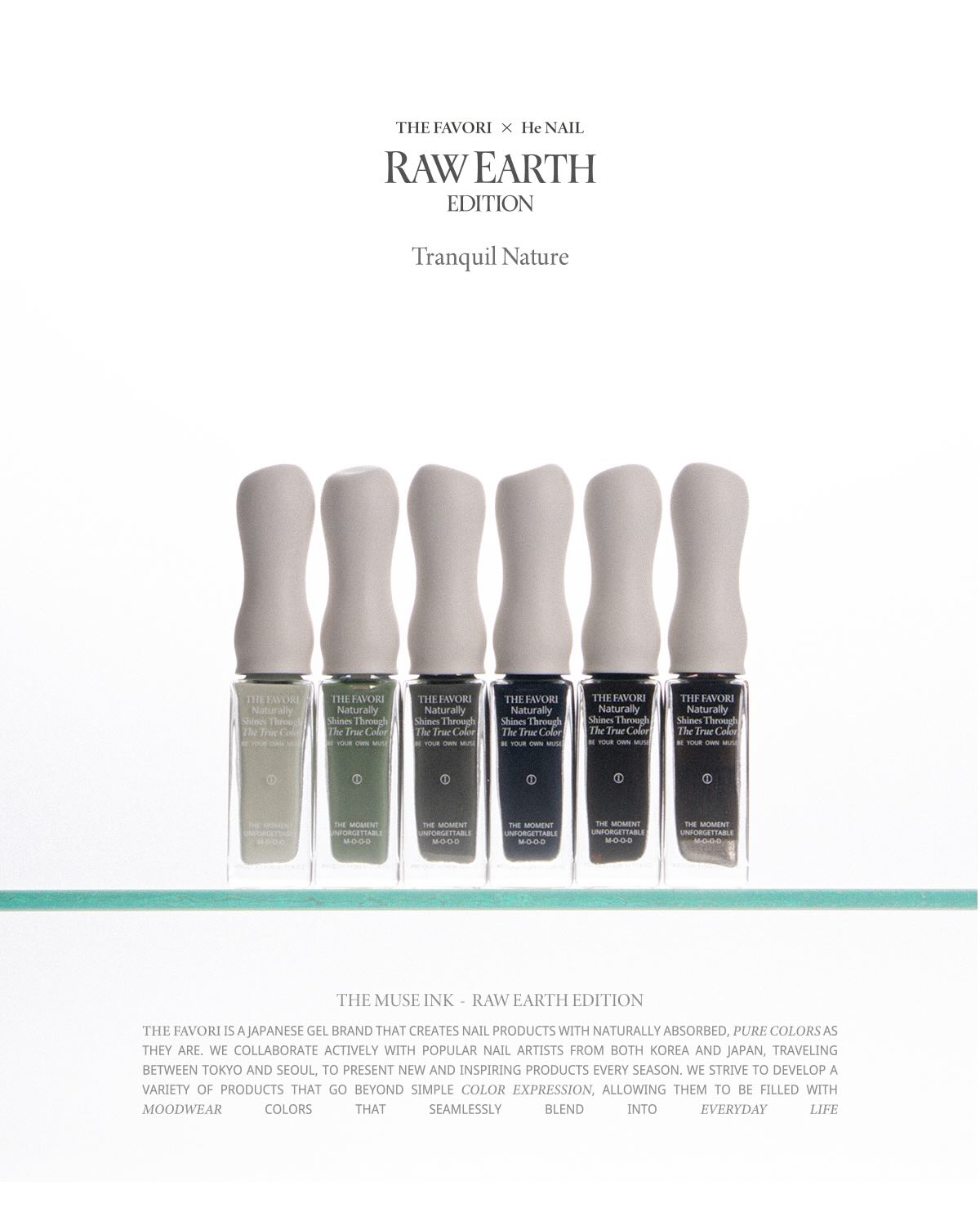 The Favori - Raw Earth Edition Inks Ver.2 (6 inks + gift)