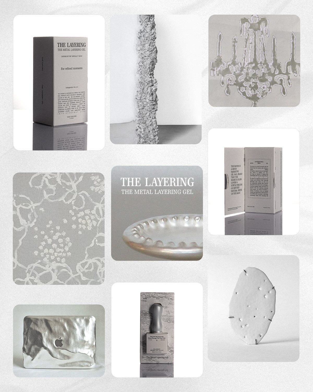 The Favori - Layering Metallic Silver