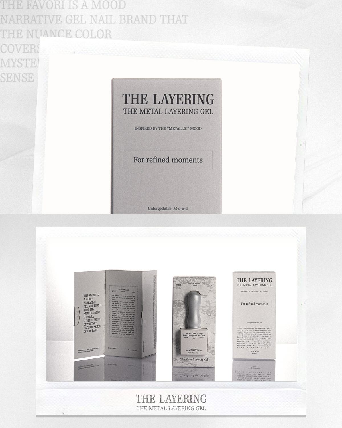 The Favori - Layering Metallic Silver